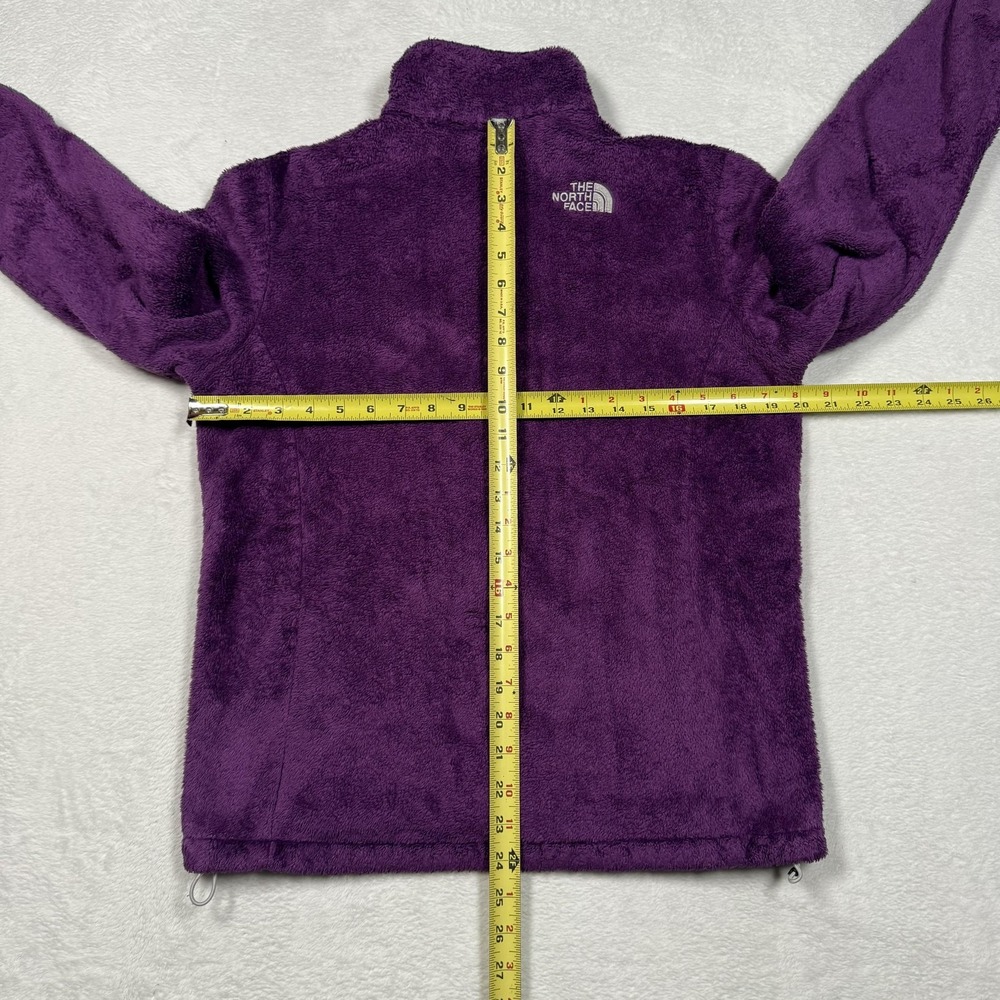 The North Face Osito Fleece Jacket Womens Medium Purple Full Zip Soft Warm Cozy - Picture 7 of 10